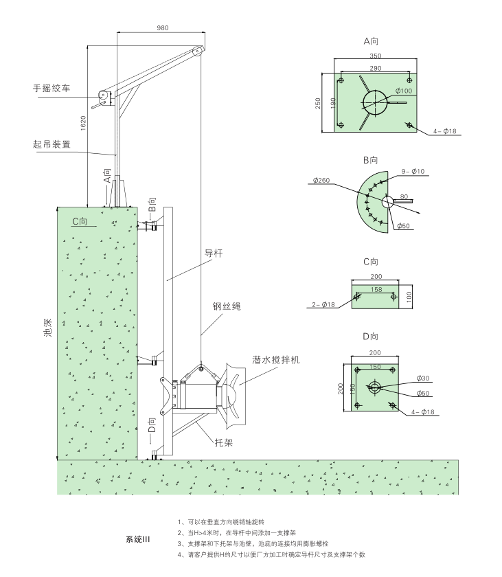 潛水?dāng)嚢铏C(jī) QJB7.5/12-620/3-480C/S
